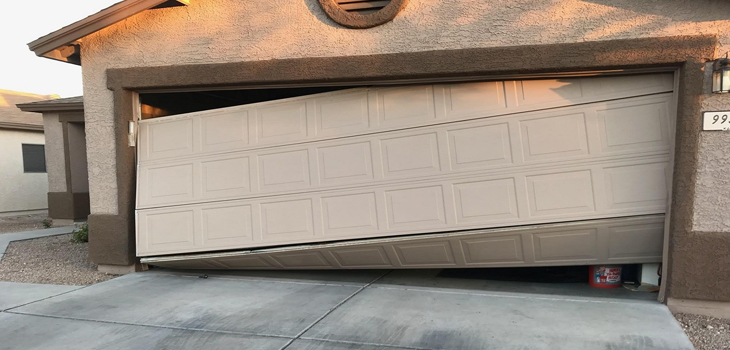 damaged garage door opener repair in Los Angeles